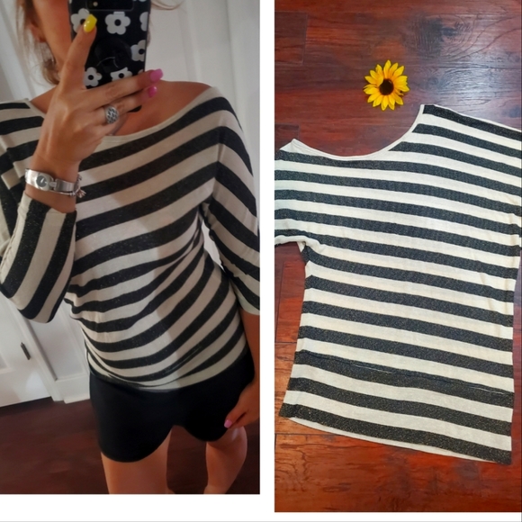 CACHE METALLIC ASYMMETRICAL TOP - Picture 1 of 11